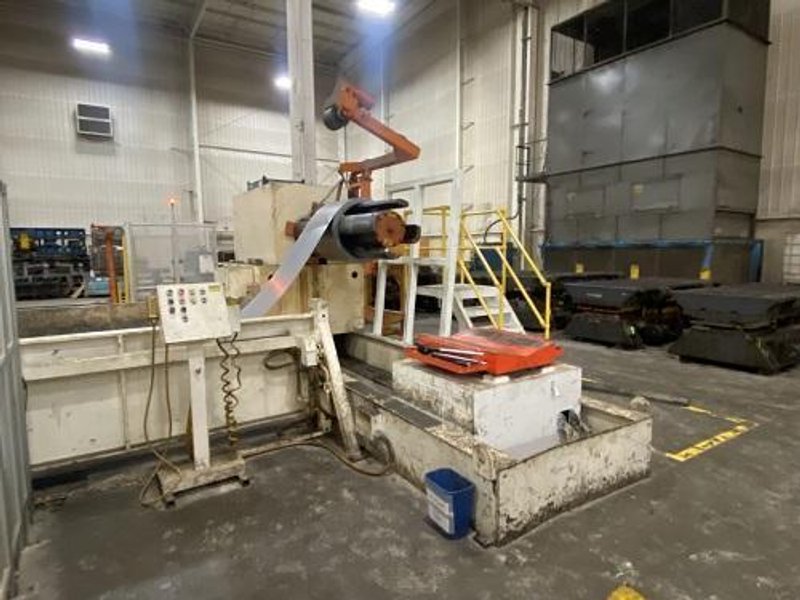 1250 TON RAVNE 2DE-1250-240-96 SSDC STAMPING PRESS LINE W/ WAYNE TRAIL TRANSFER