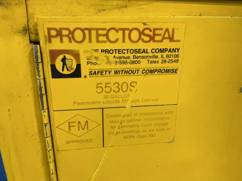 PROTECTOSEAL CO 30 GAL FLAMMABLE CABINET  -  5503S