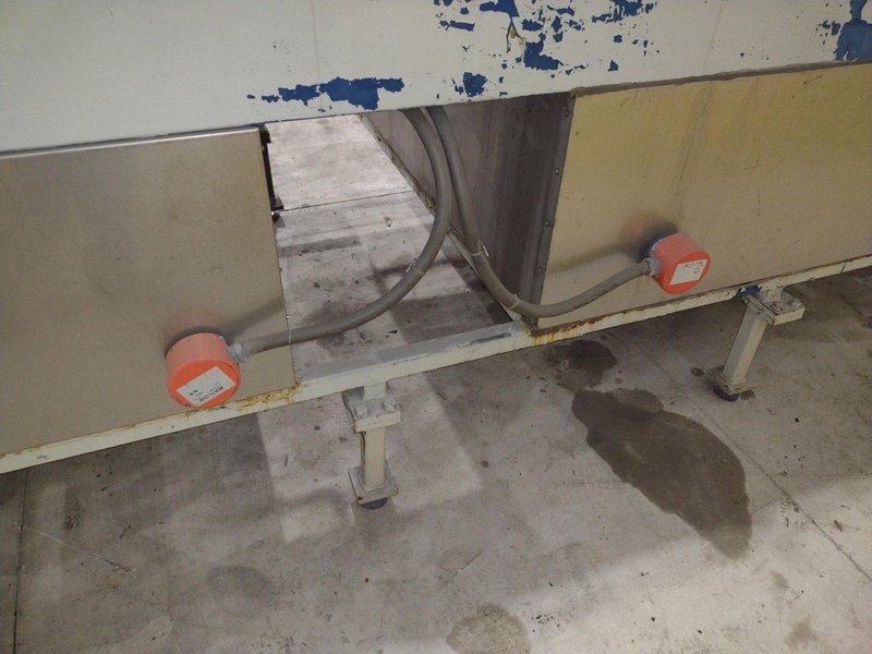 17034: 3 STAGE X 12&quot; WIDE FLO-MATIC MODEL #C20-2-1BELT CONVEYOR STAINLESS STEEL HEATED PARTS WASHER: STOCK #17034