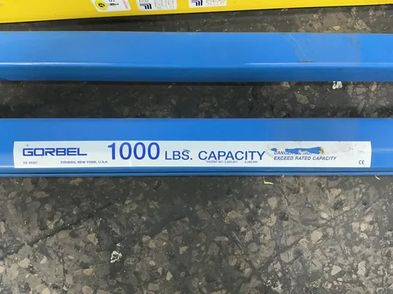 GORBEL 1000 LBS JIB CRANE