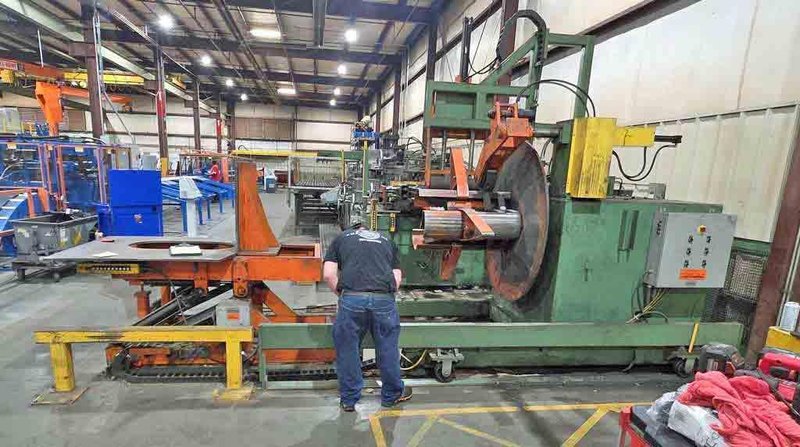 24" x 0.250" x 7,500# C R P Cut To Length Line STOCK# 4234