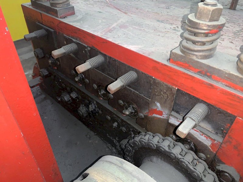 24" WIDE X .125" CWP MODEL #24C 7 ROLL POWERED COIL STRAIGHTENER: STOCK #13904