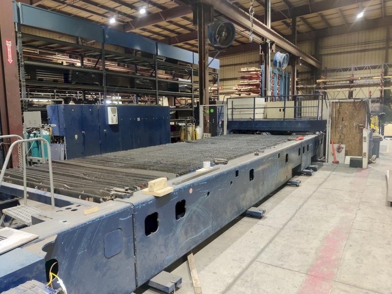 6,000 WATT TRUMPF TRULASER 8000 WITH TRUFLOW 6KW RESONATOR. STOCK # 0690524