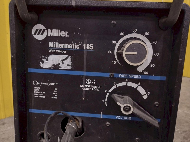 1 PHASE MILLER MODEL MILLERMATIC 185 STOCK 903497 MIG WELDER: YOBRO #24382