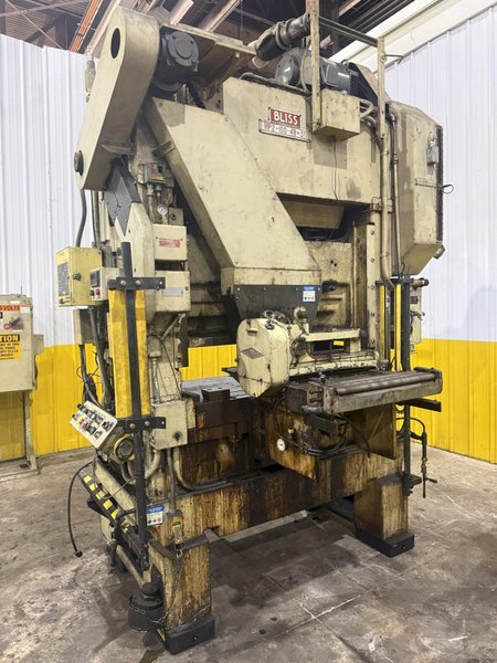 100 TON BLISS MODEL #H2-100-48X30 SSDC STAMPING PRESS &amp; 24" VAMCO SHEAR: YOBRO #25763