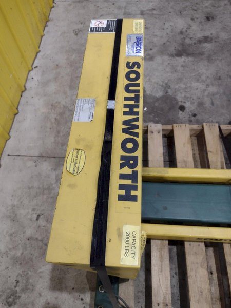 2,000 LBS SOUTHWORTH MODEL #2TU2-89 CONTAINER TILTER: STOCK #23523