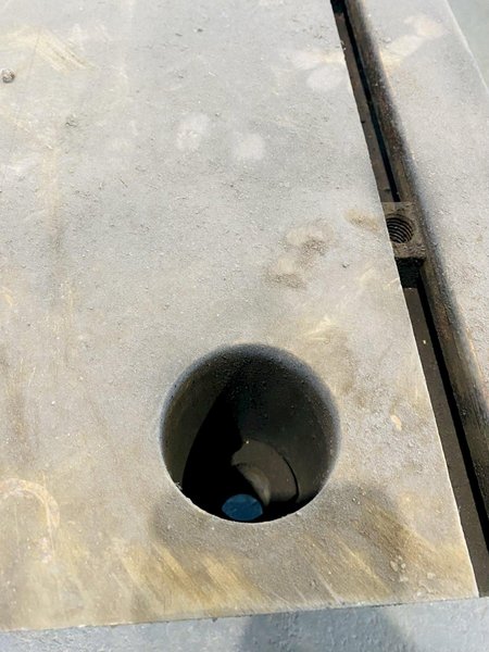 62&quot; X 262&quot; X 8&quot; T SLOTTED FLOOR PLATES. STOCK # 0317522