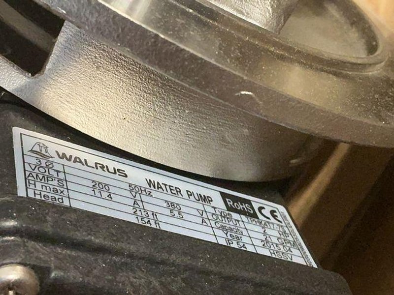 WALRUS IMMERSIBLE PUMP   -  TPHK4T7-7S