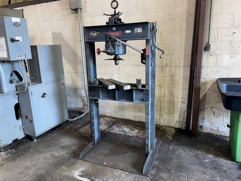 Dake 50-Ton Hydraulic H-Frame Shop Press, 50H