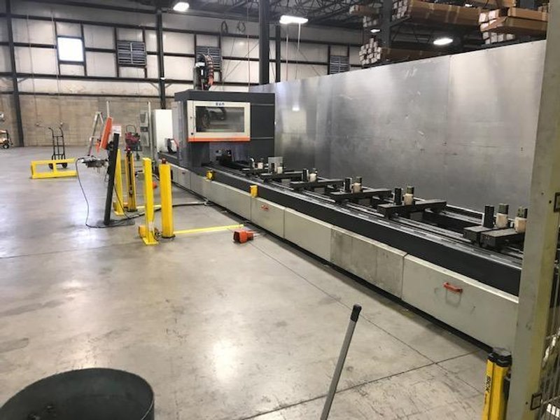 Elumatec SBZ-140 4-Axis Machining Center, 2014 – 9.7 Meter Bed Length, Low Hours