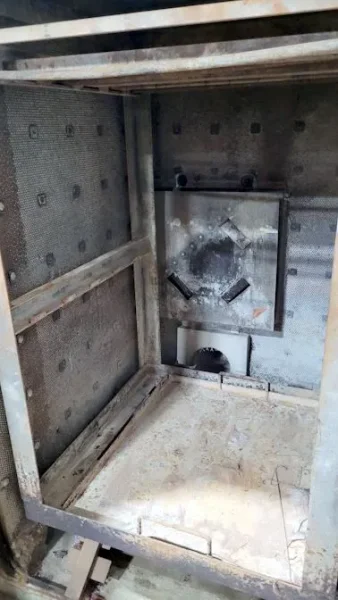 USED STEELMAN 3' X 3' X 5' GAS FIRED BURN OFF OVEN