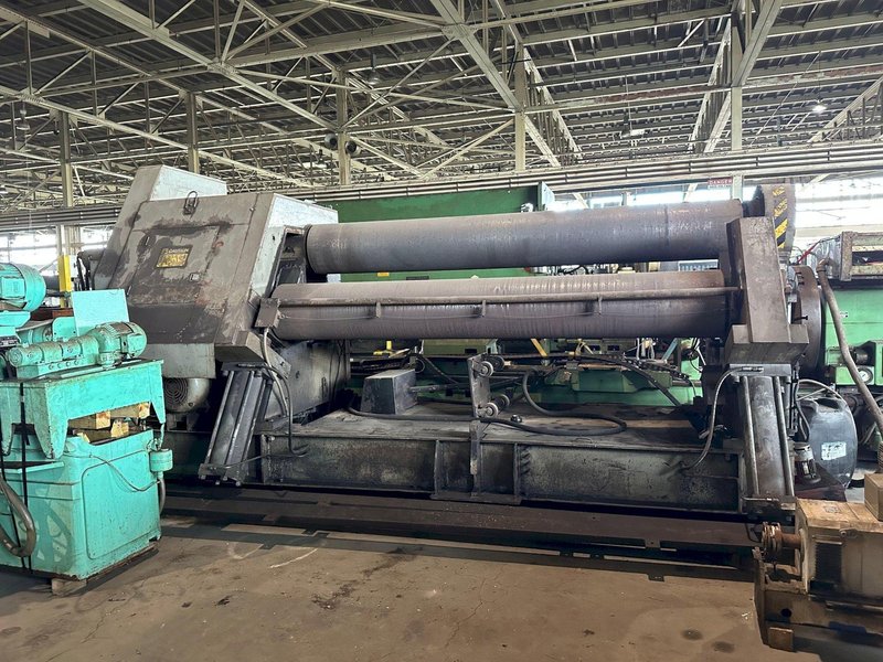 10' X 1-3/16" BERTSCH CENTURY II HYDRAULIC PLATE ROLL. STOCK # 0680524