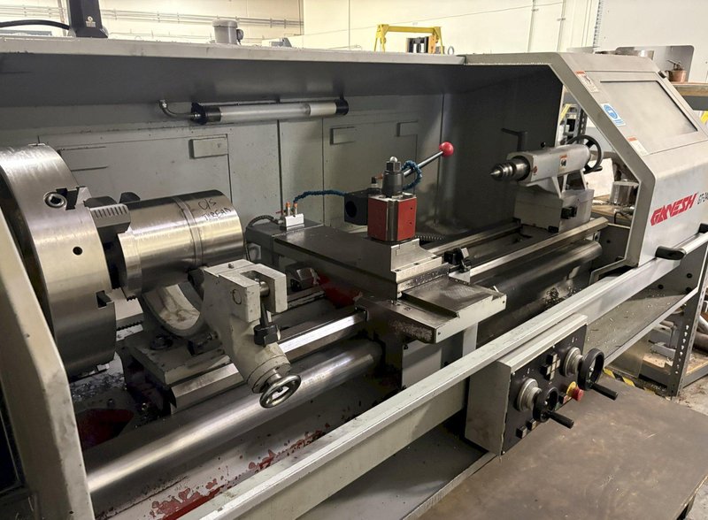 2010 GANESH GT-2468CNC Flat Bed CNC Lathe - Fanuc Control, Coolant System