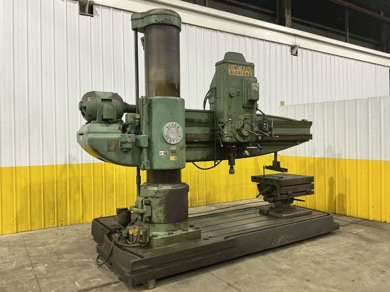8' X 19" CINCINNATI BICKFORD RADIAL DRILL: STOCK #18554