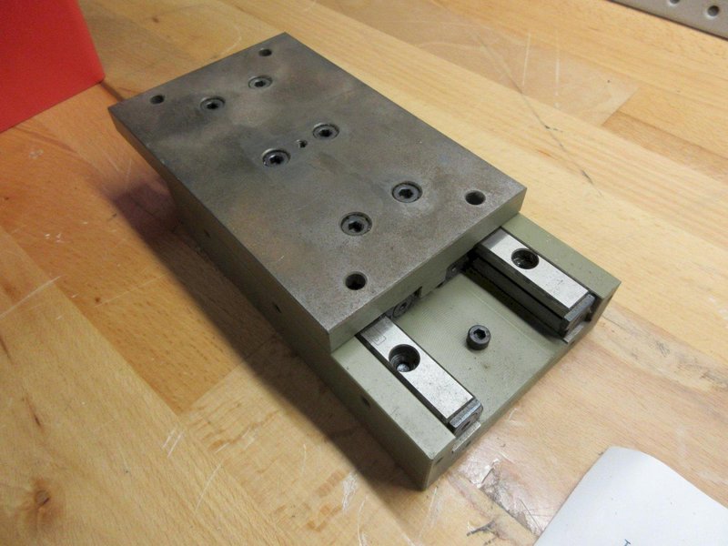 Taig Tools 3.25" 3-Jaw Chuck with 3/4-16" Threaded Back, and Schneebeger Linear Guide Cross Slide Table 6.375" x 4"- Auction Item