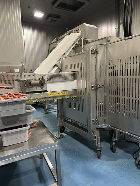 Drake LS1400 Hot Dog Loader &amp; RapidPak RP-45 Thermoformer – 2017 Meat Packaging Line