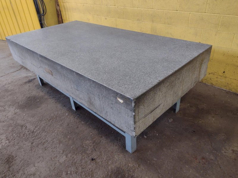 8&#039; X 4&#039; X 14&quot; CHALLENGE PRECISION LAYOUT INSPECTION GRANITE TABLE: STOCK #23789