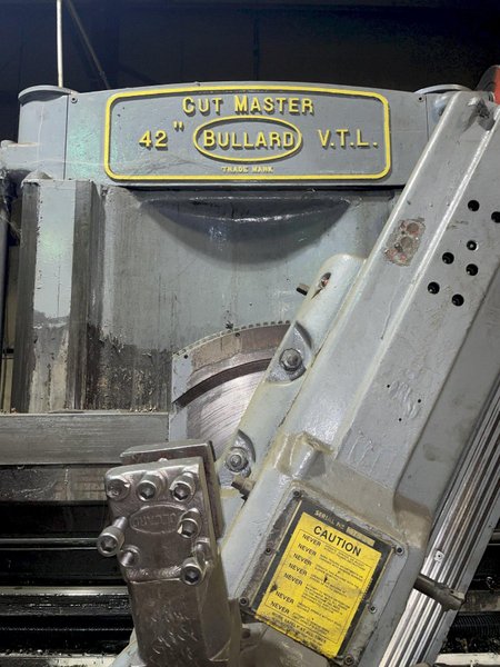 42&quot; BULLARD CUTMASTER 3-JAW VERTICAL TURRET LATHE (V.T.L.): STOCK #14231