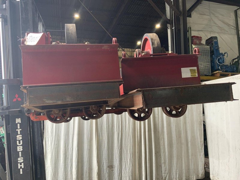 5 TON WELDWIRETANK TURNING ROLL SET: STOCK #81020