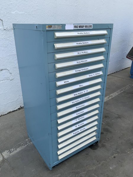 17 DRAWER STANLEY VIDMAR CABINET: STOCK #81360