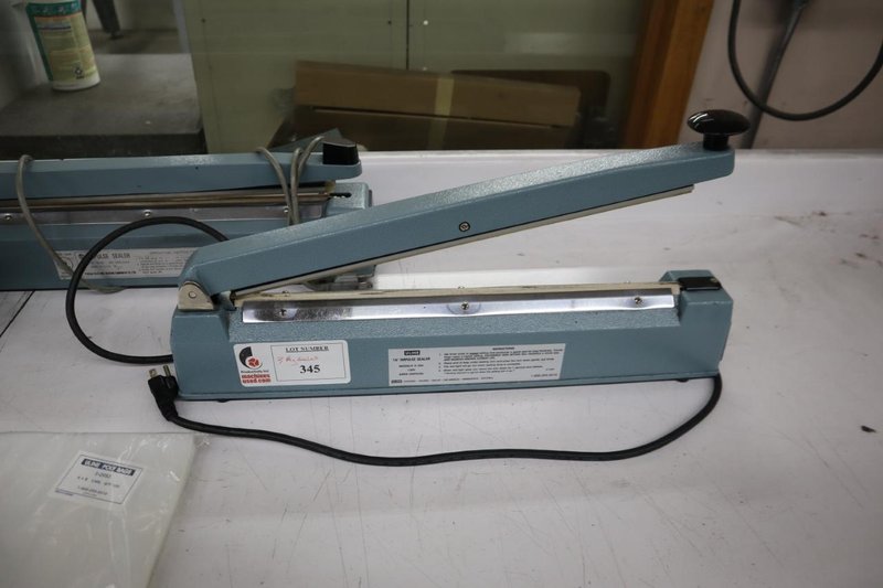 Impulse Bag Sealers, (1) Uline 8&quot; (2) 16&quot; Uline and Tew and Bags- Auction Item