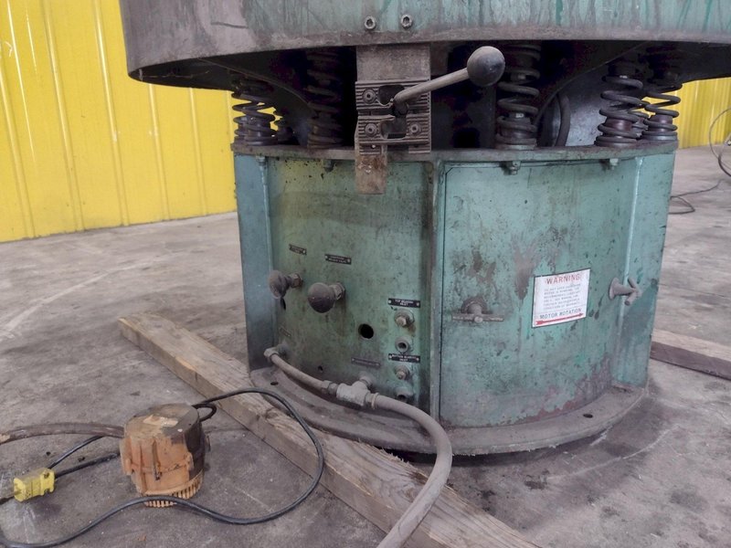 7 CUBIC FOOT X 48&quot; SWECO MODEL #FMD7LR VIBRATORY BOWL PARTS FINISHER: STOCK #23140