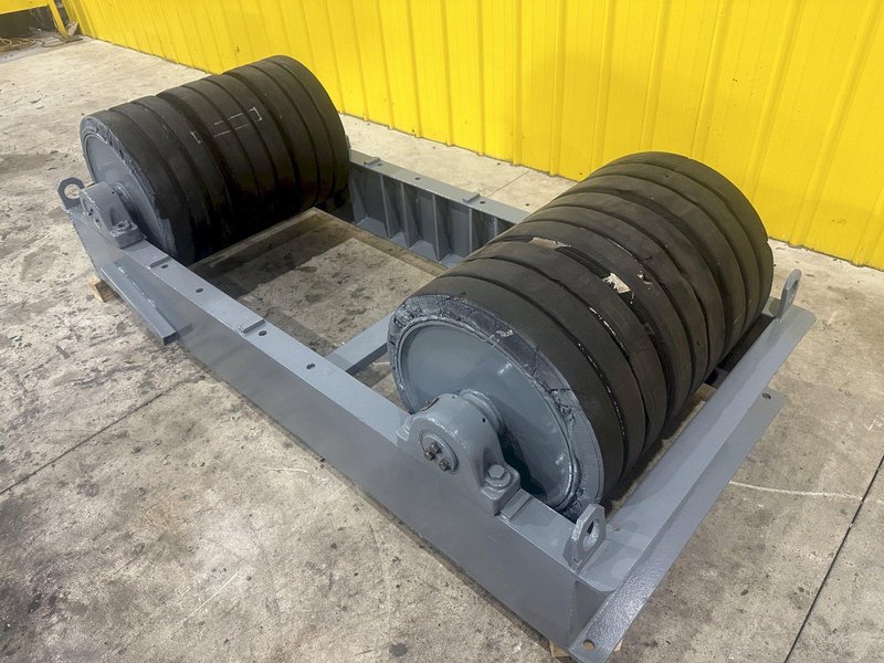 120,000 LB / 60 TON RANSOME PANDJIRIS TANK TURNING ROLLS - POWER &amp; IDLER SET: STOCK 13386