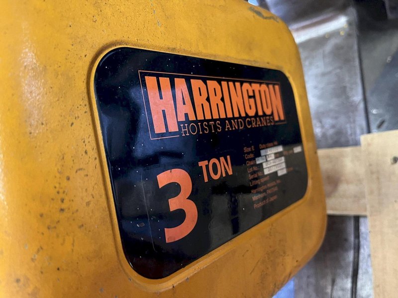 3 TON HARRINGTON ELECTRIC CHAIN HOIST: YOBRO  #23290