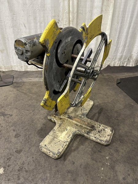 300 LB X 6" CUSTOM MOTORIZED COIL REEL: STOCK #77521