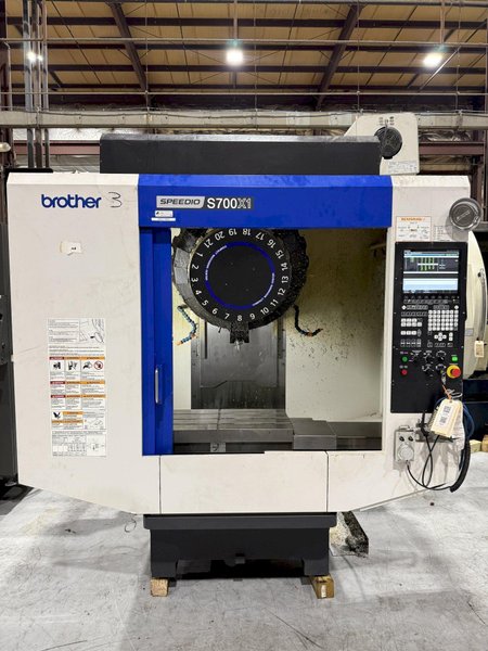 2019 Brother Speedio S700X1 Used CNC Drill and Taping Center Machine For Sale