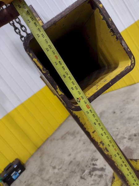2,000 LB x 42&quot; x 48&quot; NATIONAL IND PALLET LIFTER CRANE ATTACHEMENT: STOCK #22369