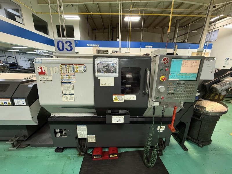 2011 Haas ST-10 Used CNC Lathe w/Bar Feeder &amp; Live Tooling For Sale