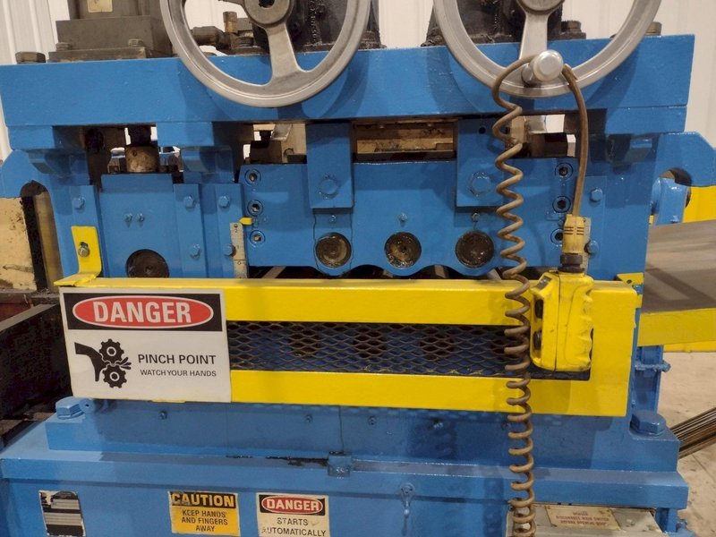 24&quot; X 1/4&quot; METFORM HIGH PRECISION BACKED UP COIL STRAIGHTENER STRIP LEVELER: STOCK # 14555
