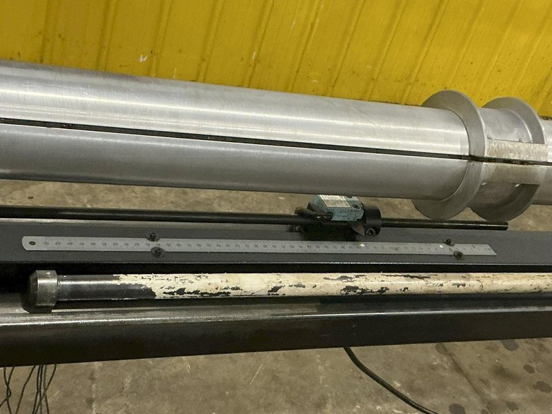 12' LNS MODEL 3.20HS-4.8 HYDRAULIC CNC LATHE MAGAZINE STYLE BAR FEEDER: #YOBRO 25107