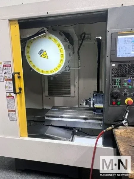 Fanuc Robodrill Alpha D21LiB5 ADV CNC Drill &amp; Tap Machining Center, 2020 w/ 4-Axis Fanuc Table