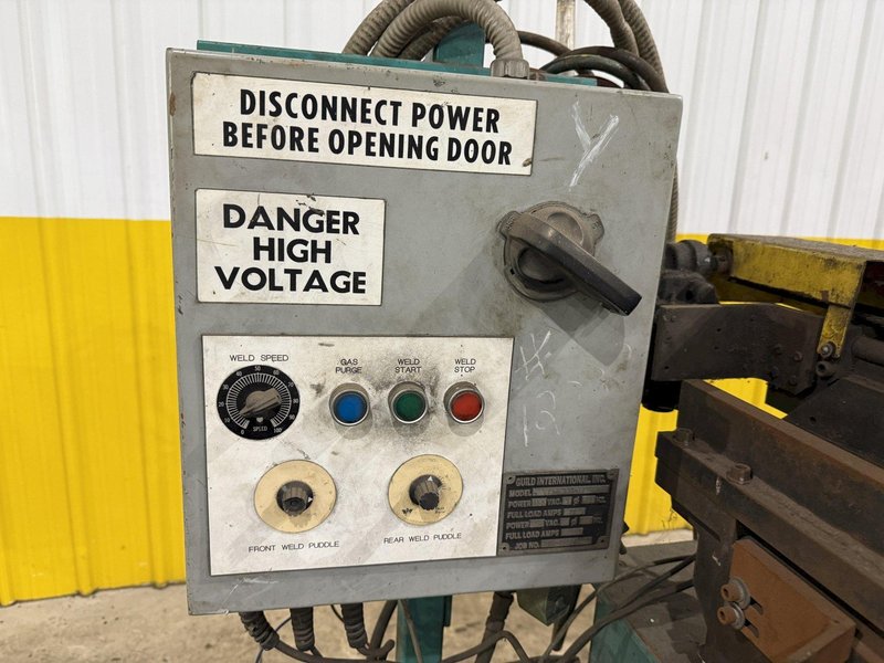 10&quot; GUILD MODEL #PSA-135-10 SHEAR END COIL STRIP WELDER: STOCK #22609