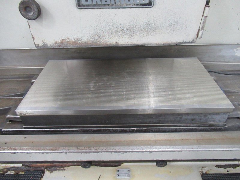 Okamoto ACC-124DX 3-Axis Automatic Horizontal Surface Grinder, 12&quot; x 24&quot; Operation, Electromagnetic Chuck, Downfeed Digital Readout