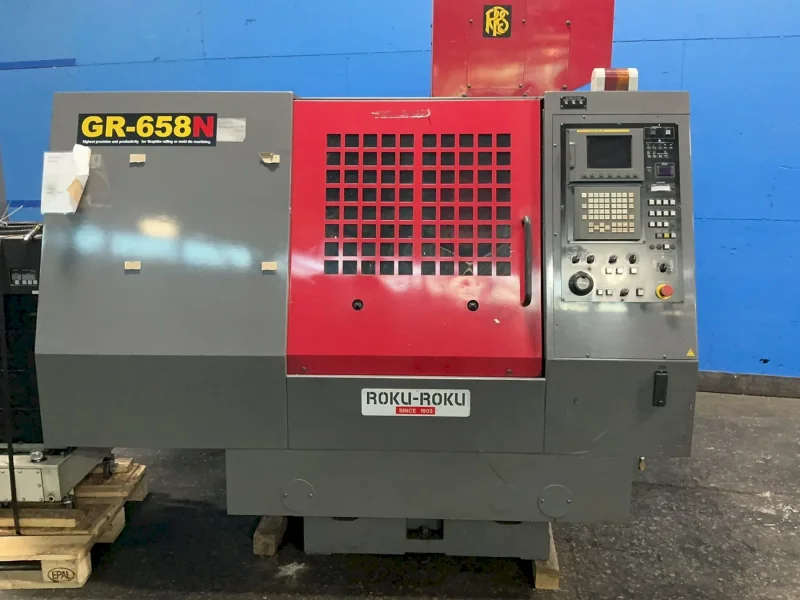 ROKU ROKU SANGYO LTD 19.5” X 29.5” TABLE CNC VERTICAL MACHINING CENTER  -  GR-658N