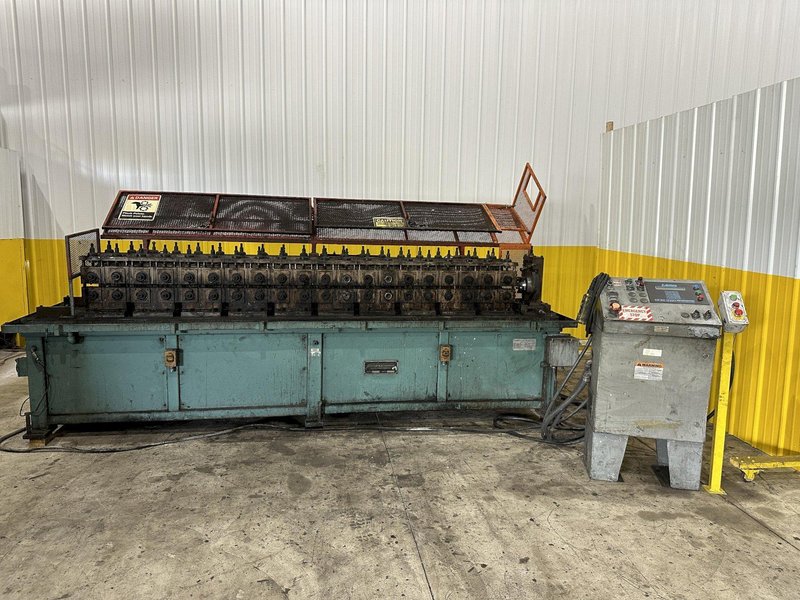 20 STAND X 1.5&#039; X 10&quot; RS CONTOUR ROLLFORMER WITH AMS CONTROLS: STOCK #21331