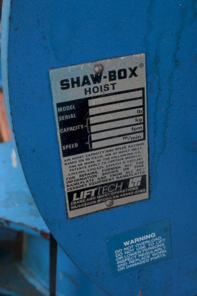 SHAW BOX: STOCK # 74986