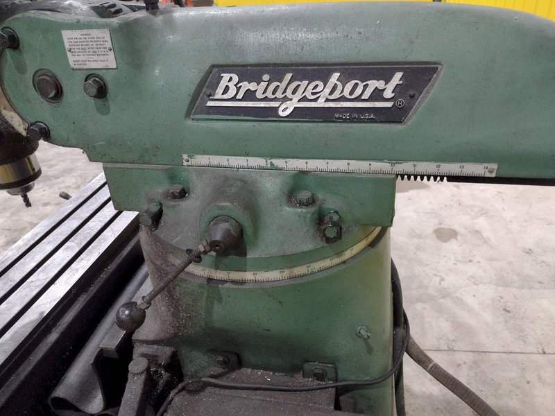 1.5 HP BRIDGEPORT SERIES I VERTICAL MILL / MILLING MACHINE: STOCK #20702
