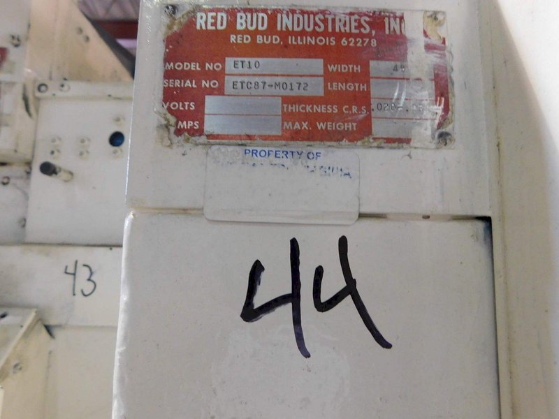 48" X 20,000 LB RED BUD (RBI) CUT TO LENGTH LINE #69020