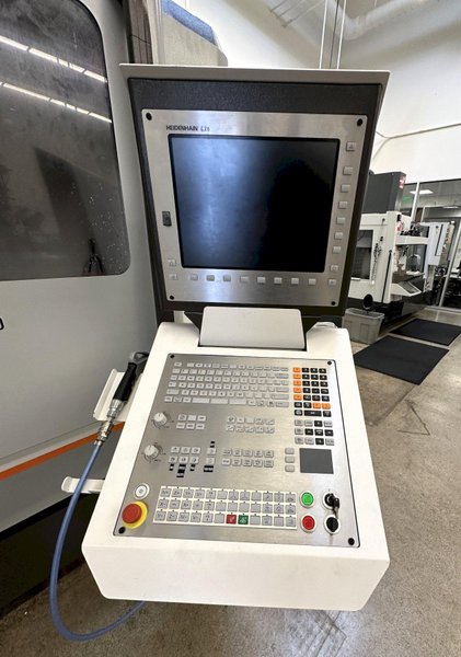 GF Mikron Mill E 800 Vertical 3-Axis Machining Center 2021 With Chiller, Coolant Tank, Chip Conveyor, 20k RPM Step-Tec Motor Spindle, Laser Tool Measuring System, Lift-up Chip Conveyor, Infrared Touch Probe, Glass Scales