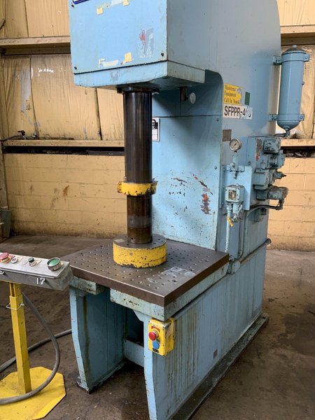 50 TON HANNIFIN HYDRAULIC C-FRAME PRESS: STOCK #81140