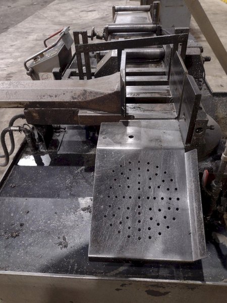 10" x 12" FMB JUPITER AUTOMATIC 60 DEGREE MITRE HORIZONTAL BANDSAW. STOCK #0655326