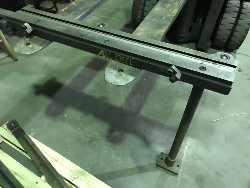 USED ALLSTEEL HYDRAULIC SHEAR Model 1/4”x10’, YEAR: 1981