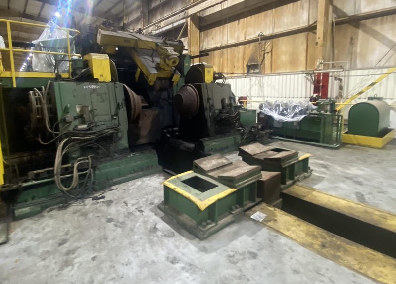 72” x .500” x 69,000# PRO-ECO PIT TYPE COIL CAR &amp; DUAL CONE UNCOILER