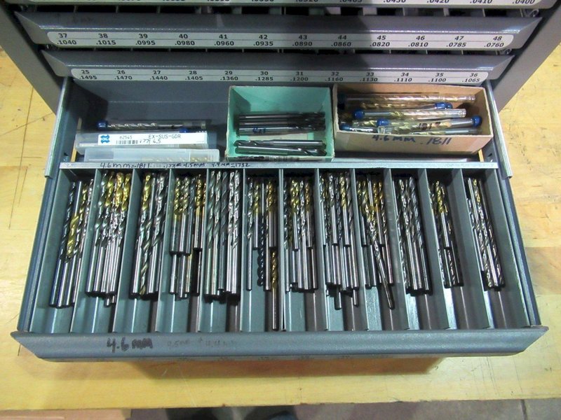 Huot Wire Gauge Number Drills Index- Auction Item