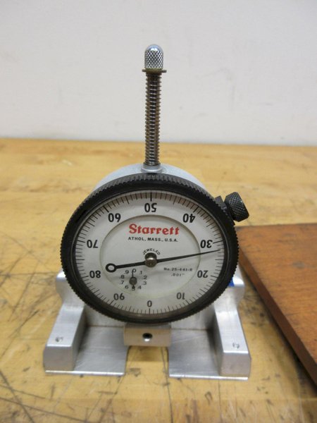 Starrett #124 Mechanical Inside Micrometer Set: 2 to 12" Range, 10 Extension Rods, Starrett 0-1" Travel Incdicator and 0-1" Pressure Micrometer **Unknown Brand**- Auction Item
