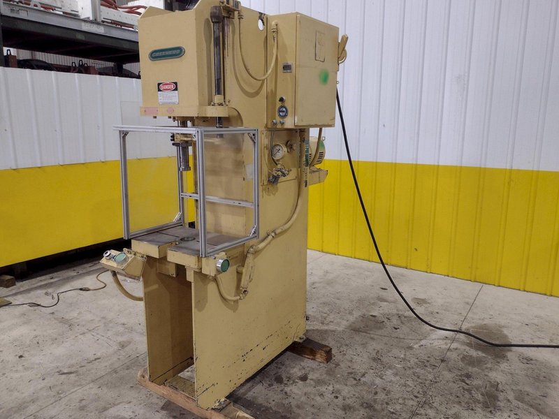 8 TON GREENERD MODEL #HC-8-3 C FRAME HYDRAULIC PRESS 12&quot; STROKE: STOCK #21760